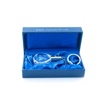 Bouvier des Flandres - pendentif avec une photo de chien, porte-clés en cristal dans une boîte cadeau, un cadeau unique par Art-Dog