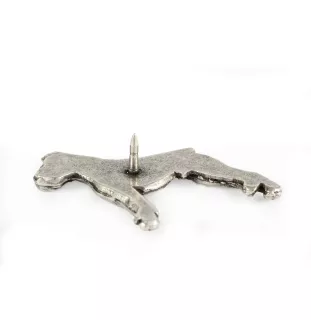 Boxer, German Boxer II - Dog brooch in a gift box, elegant pin, lapel pin for Art-Dog brand jacket