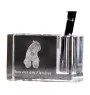 Bouvier penholder kryształowy z psem Art-Dog