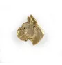 Boxer I - broche plaquée or, ornement élégant pour chien, broche unique de la marque Art-Dog