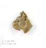 Boxer I - broche plaquée or, ornement élégant pour chien, broche unique de la marque Art-Dog