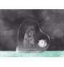 Bouvier zegar w kształcie serca z psem Art-Dog