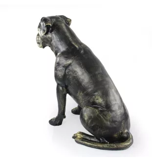 Boxer, Deutscher Boxer - Lebensgroße Hundestatue, Figur im Maßstab 1:1, Statue für den Garten von Art-Dog