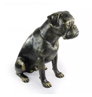 Boxer - Statue de chien à l'échelle 1:1, statue pour le jardin par Art-Dog