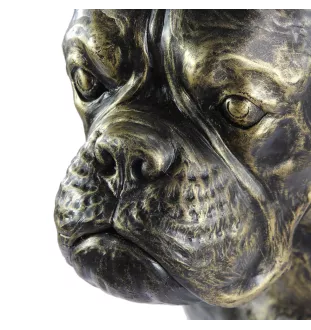 Boxer, Deutscher Boxer - Lebensgroße Hundestatue, Figur im Maßstab 1:1, Statue für den Garten von Art-Dog