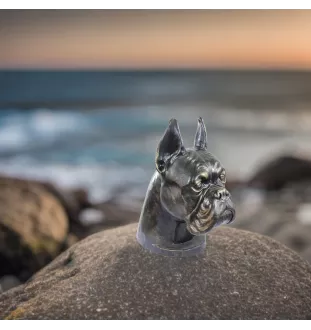 Boxer, German Boxer - dog bust, large dog head for the garden, unique living room decoration by Art-Dog brand