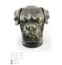 Boxer, German Boxer II - dog bust, large dog head for the garden, unique living room decoration by Art-Dog brand