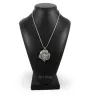 Bouvier des Flandres - un collier avec un chien, un pendentif de chien sur une chaîne en argent, un bijou unique de la marque Art-Dog