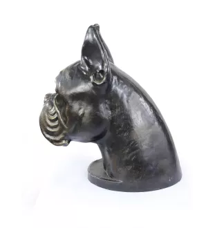 Boxer - urne pour cendres de chien, buste de chien, grande tête de chien pour le jardin par Art-Dog