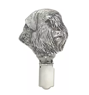 Bouvier clipring posrebrzany w pudełku Art-Dog