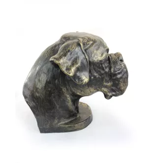 Boxer, Deutscher Boxer II - Urne für Hundeasche, Hundebüste, großer Hundekopf für den Garten von Art-Dog