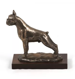 Boxer I - statue de chien, figurine pour bureau, trophée pour exposition canine par la marque Art-Dog