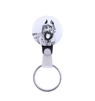 Bouvier des Flandres - porte-clés avec l'image d'un chien, pendentif avec la propre graphique de la marque Art-Dog