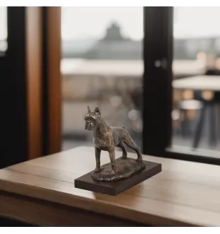 Boxer I - statue de chien, figurine pour bureau, trophée pour exposition canine par la marque Art-Dog
