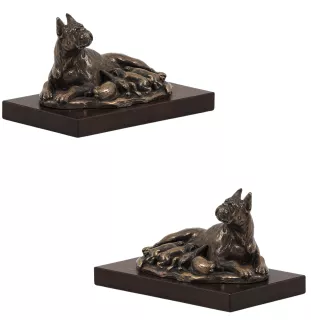 Boxer, German Boxer II - dog statue, figurine for office, trophy for dog show by Art-Dog brand