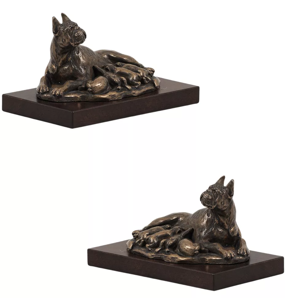 Boxer, German Boxer II - dog statue, figurine for office, trophy for dog show by Art-Dog brand