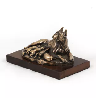Boxer, German Boxer II - dog statue, figurine for office, trophy for dog show by Art-Dog brand