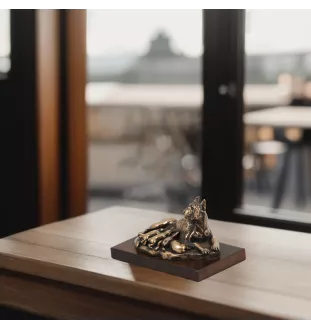 Boxer, German Boxer II - dog statue, figurine for office, trophy for dog show by Art-Dog brand