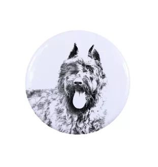 Bouvier des Flandres, Flanders Cattle Dog - women's jewelry with a dog portrait, handmade product, possibility to add your own photo, Art-Dog brand
