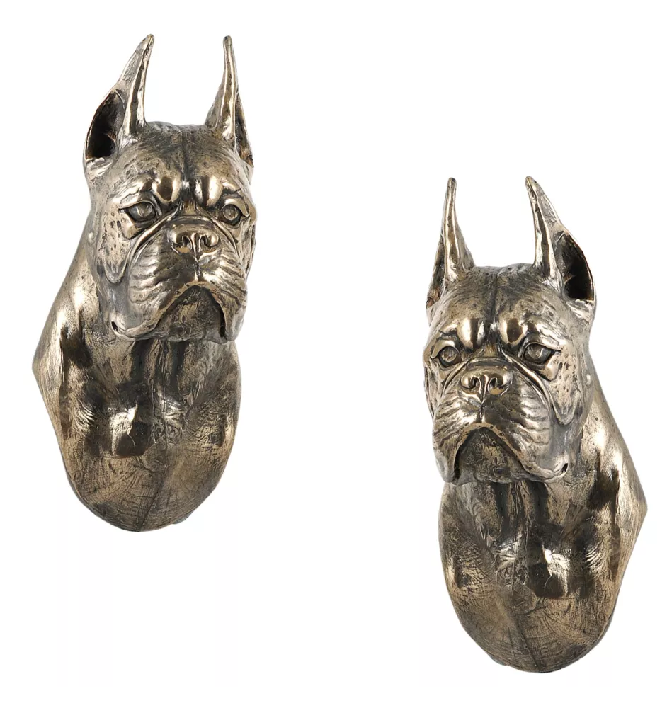 Boxer, German Boxer I - Dog statue, hanging bust, unique decoration for dog lover by Art-Dog brand
