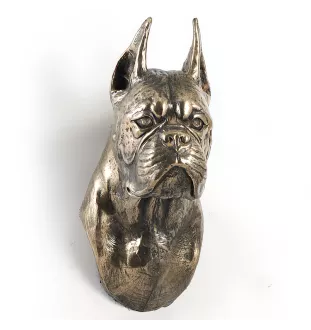 Boxer, Deutscher Boxer I - Hundestatue, hängende Büste, einzigartige Dekoration für Hundeliebhaber der Marke Art-Dog