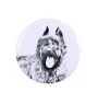 Bouvier des Flandres - badge avec votre chien, ajoutez votre propre photo, marque Art-Dog
