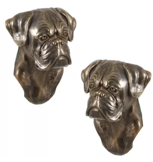 Boxer, Deutscher Boxer II - Hundestatue, hängende Büste, einzigartige Dekoration für Hundeliebhaber der Marke Art-Dog