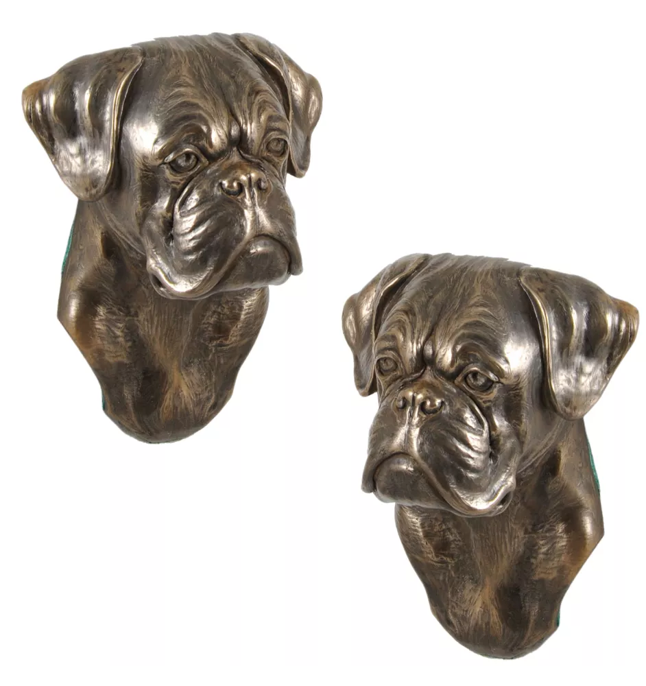 Boxer, Deutscher Boxer II - Hundestatue, hängende Büste, einzigartige Dekoration für Hundeliebhaber der Marke Art-Dog