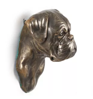 Boxer, German Boxer II - Dog statue, hanging bust, unique decoration for dog lover by Art-Dog brand