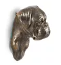 Boxer II - Statue de chien, buste suspendu, décoration unique pour les amoureux des chiens par la marque Art-Dog