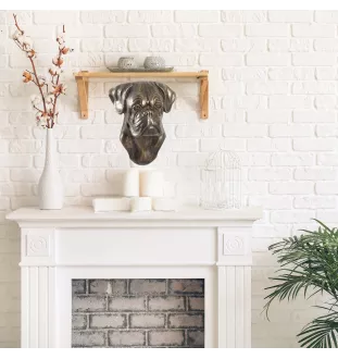 Boxer, Deutscher Boxer II - Hundestatue, hängende Büste, einzigartige Dekoration für Hundeliebhaber der Marke Art-Dog