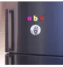 Flandrischer Treibhund, Bouvier des Flandres Magnet mit einem Hundepfotenabdruck, außergewöhnlich leicht, starker Magnet, handgefertigtes Produkt der Marke Art-Dog