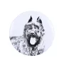 Bouvier des Flandres, Flanders Cattle Dog - pin with your dog, add your own photo, Art-Dog brand