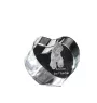 Bouvier des Flandres, Flanders Cattle Dog - a photo of a dog in crystal, crystal heart, unique photo frame from the Art-Dog brand