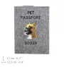 Boxer I - Porte passeport pour chien, porte document, cadeau pour le voyageur de la marque Art-Dog