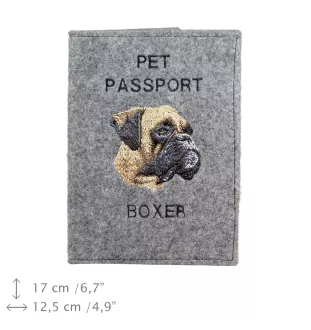 Boxer II - Porte passeport pour chien, porte document, cadeau pour le voyageur de la marque Art-Dog
