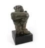 Boxer, German Boxer III - Dog statue, bust on stone base, sculpture, trophy for dog show by Art-Dog brand