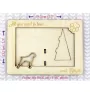 Boxer, German Boxer II - Photo frame, engraved wooden frame, a lovely gadget for the dog lover by Art-Dog