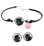 Bouvier des Flandres, Flanders Cattle Dog - a set of jewelry with your photo, a woman's ornament, handmade item, a product made with passion for creating the Art-Dog brand.
