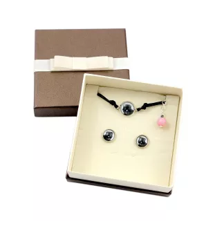Bouvier des Flandres, Flanders Cattle Dog - a set of jewelry with your photo, a woman's ornament, handmade item, a product made with passion for creating the Art-Dog brand.