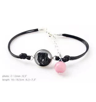 Bouvier des Flandres - bracelet dans une boîte avec votre photo, bijoux féminins, cadeau parfait de la marque Art-Dog