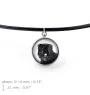 Bouvier des Flandres, Flanders Cattle Dog - necklace in a box, elegant decoration, pendant from the Art-Dog brand