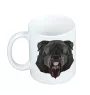 Flandrischer Treibhund, Bouvier des Flandres - Becher mit einem Bild und dem Schriftzug geometrischer Hund Art-Dog