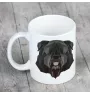 Bouvier des Flandres, Flanders Cattle Dog - cup with a geometric dog image and the inscription Art-Dog