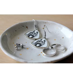 Bouvier kolczyki ze zdjęciem psa Art-Dog