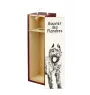 Bouvier des Flandres, Flanders Cattle Dog - wine box with a dog, alcohol box with graphics, personalized gift box from the Art-Dog brand