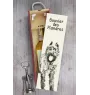 Flandrischer Treibhund, Bouvier des Flandres - Weinbox mit Hund, Alkoholbox mit Grafik, personalisierte Geschenkbox der Marke Art-Dog