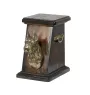Boxer, German Boxer - urn for dog ashes, elegant urn with a statue, commemorative urn with a bust of a dog by Art-Dog brand