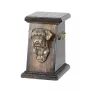 Boxer, German Boxer I - urn for dog ashes, elegant urn with a statue, commemorative urn with a bust of a dog by Art-Dog brand