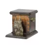 Boxer - urne pour les cendres d'un chien avec une statuette, une urne élégante pour chien, une urne exceptionnelle avec un buste de chien de la marque Art-Dog